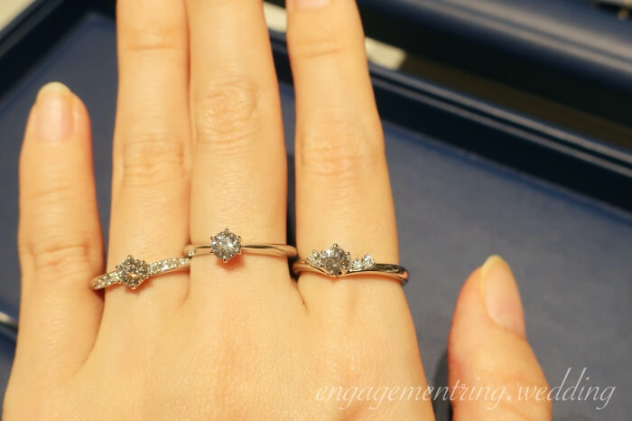 新品 ダイヤモンドシライシ 婚約指輪
